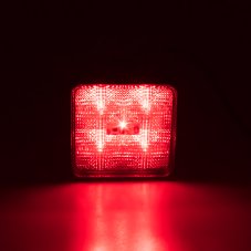 Výstražné LED světlo vnější, červené, 12/24V