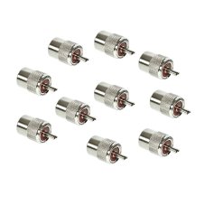 Sada 10 konektorů (T292.02) PL259 pro kabel RG58