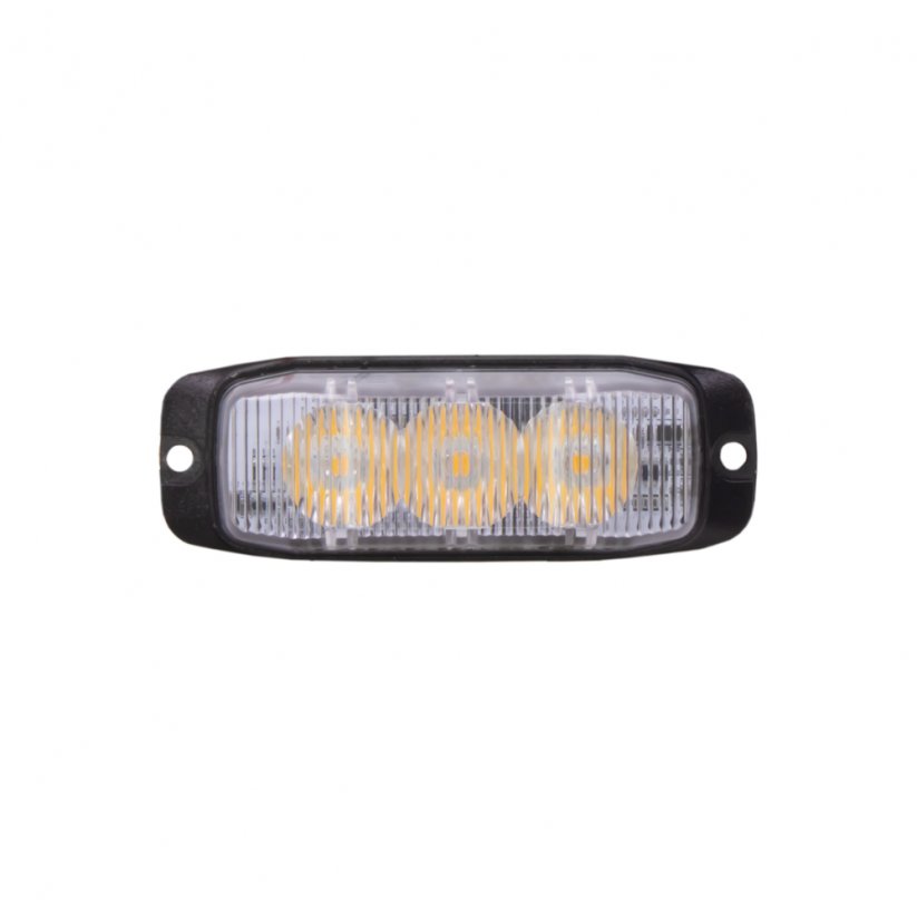 PROFI SLIM external LED warning light, orange, 12-24V, ECE R65