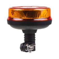 LED maják, 12-24V, 16x1W oranžový na držiaku, ECE R65