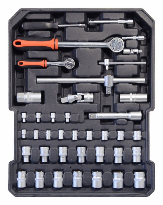 Tool case 186 parts, aluminium construction KRAFT SUITE