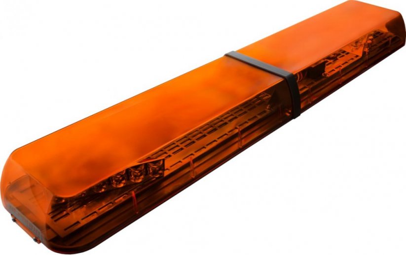 LED lightbar Optima 90 110cm, Orange, ECE R65 - Color: Orange, Lens: Colored, LED modules: 4ml