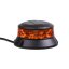 Robust orange LED beacon, magnet, black aluminium, 36W, ECE R65