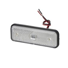 Přední obrysové světlo LED, bílý obdélník, ECE R7