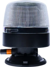 LED beacon orange 12/24V, vacuum holder, 24X3W LED, R65