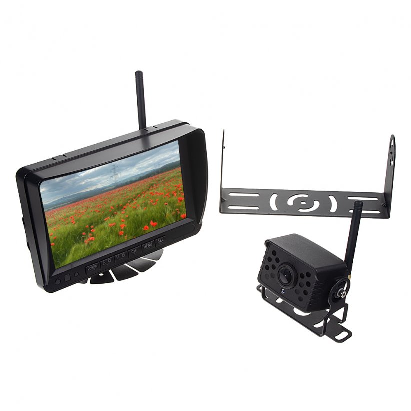 SET wireless digital camera system with monitor 7" AHD, 2CH, DVR
