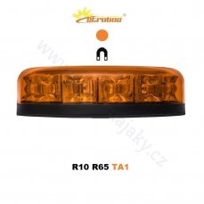 Professional orange LED beacon BAQUDA.MG.O by Strobos