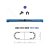 LED lightbar Montana 60cm, Blue, ECE R65