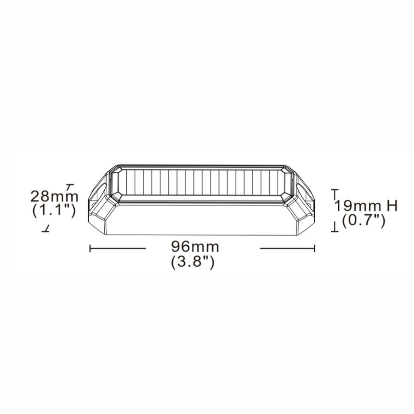 PREDATOR 4x3W LED, 12-24V, bílý, ECE R10