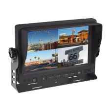 AHD monitor 7" with quadrator and 4x4PIN inputs
