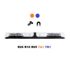LED svetelná rampa Optima60/DC, 60cm, oranžovo- modrá 12/24V, R65