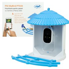 Chytré krmítko pro ptáky MyBird s Wi-Fi kamerou a solárním panelem