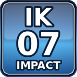 The product has IK07 impact resistance (withstands 2 J; typically equivalent to a 0.5 kg mass dropped from 40 cm).