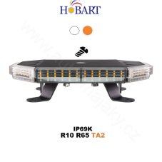 LED rampa 280mm, oranžovo bílá, 10-30V, ECE R65