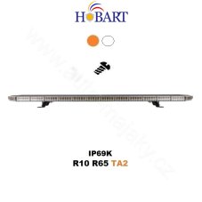LED svetelná rampa 1080mm, oranžová+biela, 12-30V, ECE R65