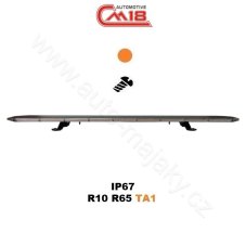 SLIM LED lightbar 1530mm, orange, 12-24V, 36+216LED, ECE R65, wireless driver