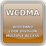 WCDMA (UMTS) – mobilný štandard 3G na hlas a dáta (pásma podľa regiónu).