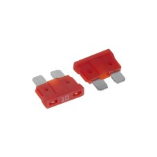 Knife fuse - 10A with LED, 10pcs