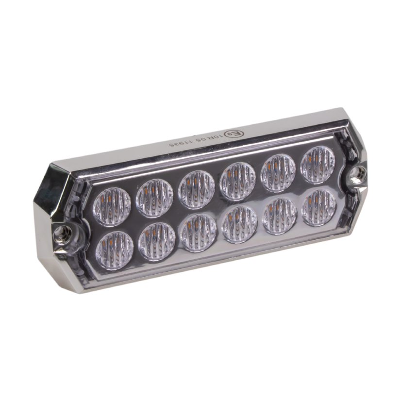 PROFI SLIM výstražné LED světlo vnější, oranžové, 12-24V, ECE R10