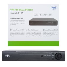 NVR PNI House IP716LR, 16 kanálových IP 4K, H.265, ONVIF
