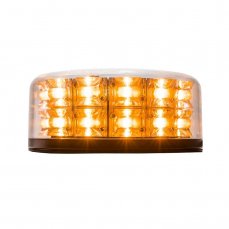 LED maják oranžový 12/24V, Magnetický, 24x LED 3W, R65