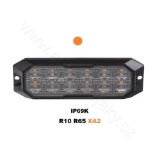 PROFI výstražné LED světlo vnější, oranžové, 12-24V, ECE R65