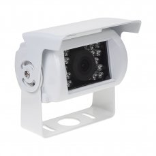 Kamera CVBS s IR světlem, vnější PAL / NTSC, bílá, 12-24V