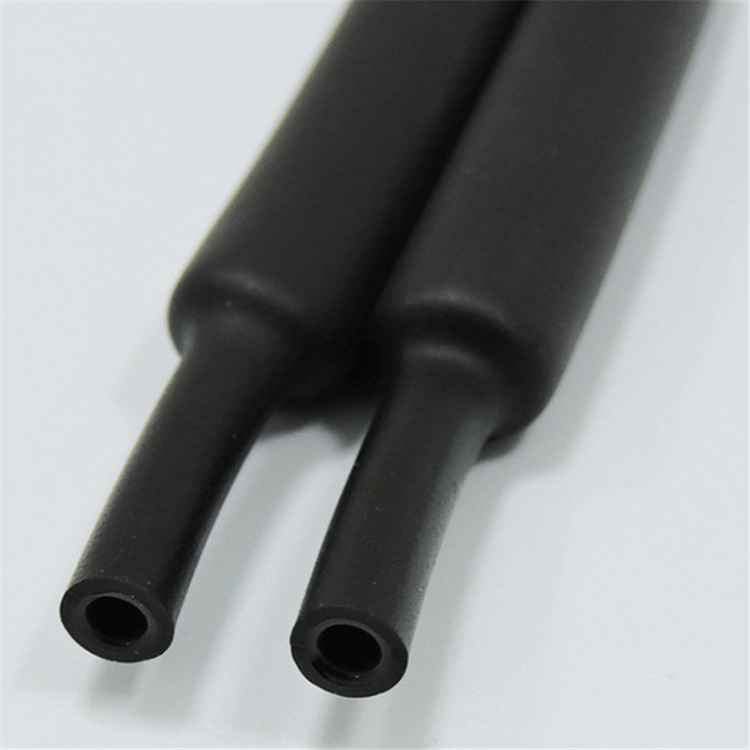Shrink wrap 3:1, with adhesive 6,4 mm black