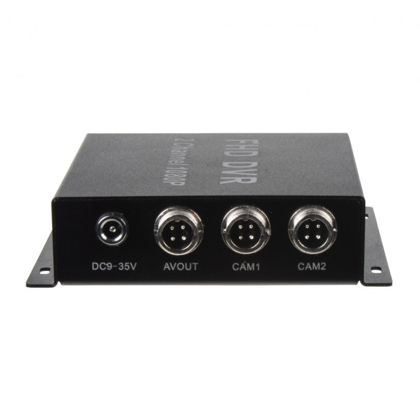 Full HD black box - with video recording from two cameras, 1x SD slot