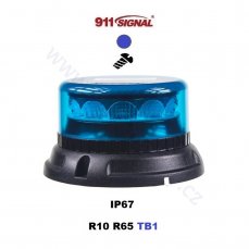 Modrý LED maják 911-C12fblu od výrobce 911Signal