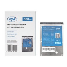 2.5" internal hard drive, SATA 6GB/s, capacity 500GB, 128MB cache