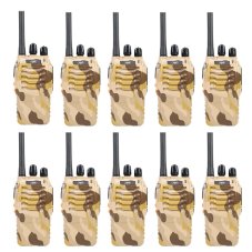 Súprava prenosných rádiostaníc PNI PMR R40 CAMO, sada 10 ks, 0,5W, 16 PMR, 1200mAh batérie s nabíjačkami a slúchadlami súčasťou balenia