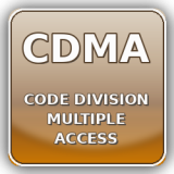 CDMA – prístupová metóda a rodina mobilných štandardov s kódovým delením.