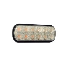 LED predátor oranžový 12/24V, 12X LED 0,5W