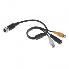 Video cable 4pin female / RCA female + DC