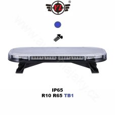 LED lightbar 542mm, blue, 12-24V, ECE R65