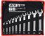 Set of 10 flat wrenches 6 - 27 mm