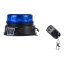 AKU LED beacon, 12x3W blue, remote control, magnet