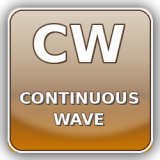 CW (Continuous Wave) – telegrafia/Morse, vhodné aj pre slabé signály.