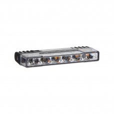 PROFI SLIM vonkajšie LED výstražné svetlo, pre mriežku, oranžové, 12-24V, ECE R65