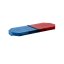 LED lightbar Montana 60cm, Blue-red, ECE R65 - Lens: Colored