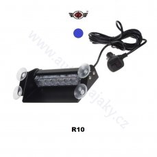 LED predátor vnitřní modrý 12-24V, 6X 3W