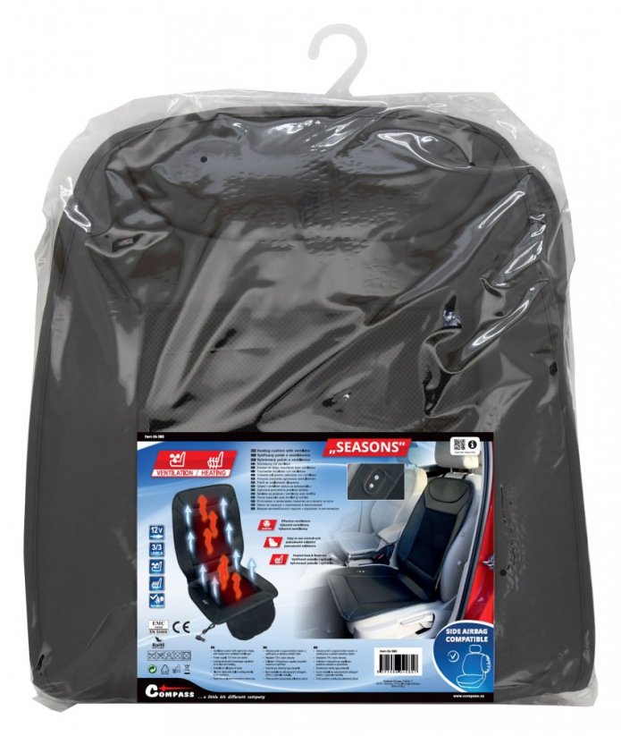 Seat cover heated with ventilation 12V SEASONS