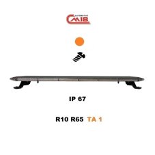 Slim LED majáková rampa oranžová 107cm, 12/24V, R65