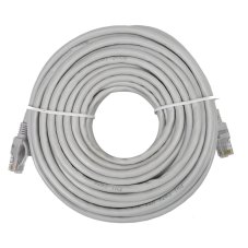 UTP CAT6 network cable, 2x RJ45, 8 wires x 0.5 mm, 15 m