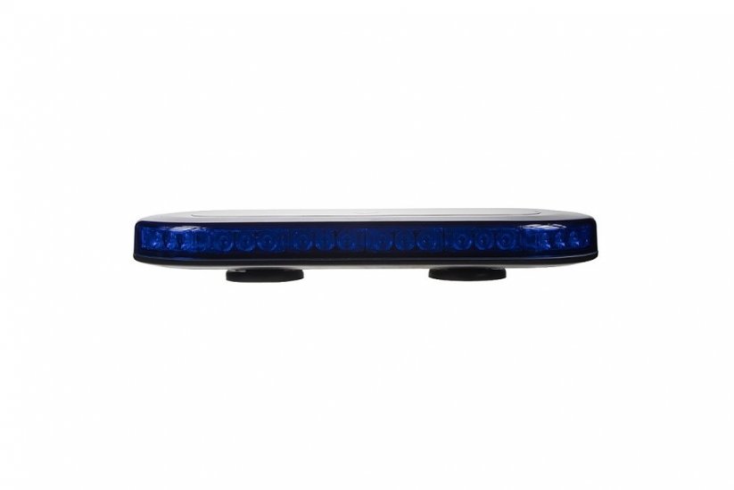 LED slim minirampa modrá 12/24V, Magnetická, 42x LED 3W, R10