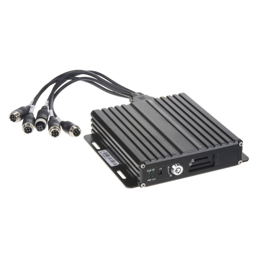 Black box for recording images from 4 cameras, GPS, 1x SD slot