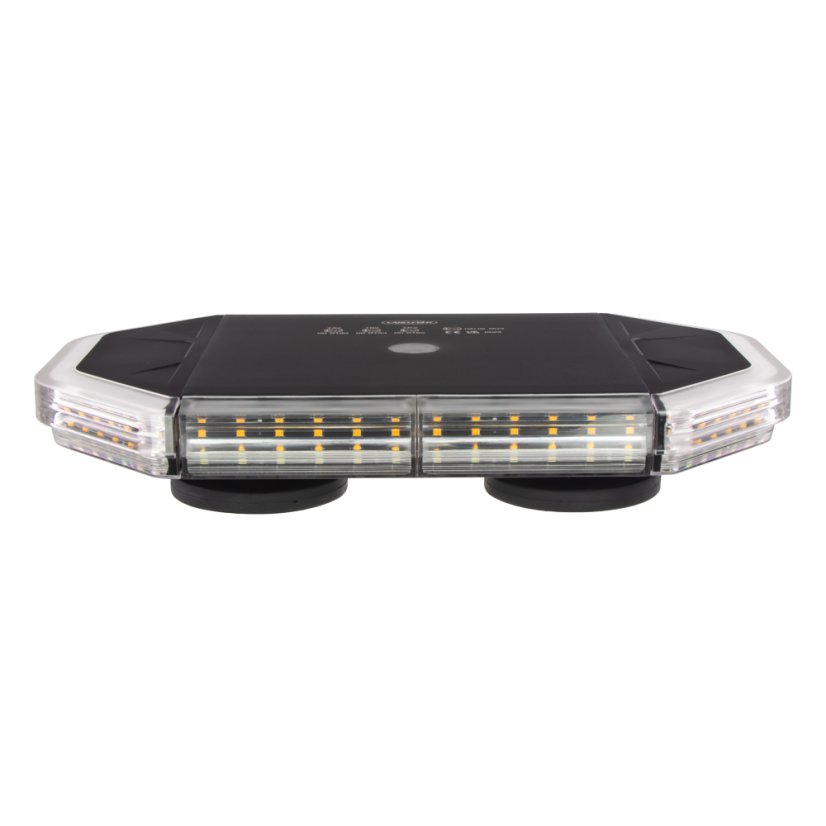 LED lightbar 280mm, orange-white, magnet 10-30V, ECE R65
