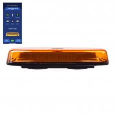 AKU LED lampa oranžová, APP, magnet, 12-24V, 304mm, ECE R65