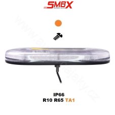 Mini LED rampa, oranžová, 12-24V, ECE R65, pevná montáž